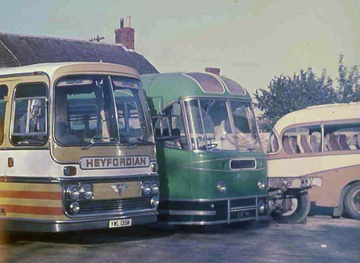 Heyfordian AEC Reliance Plaxton YWL135K & Southdown Tiger Cub Weymann Fanfare XUF141